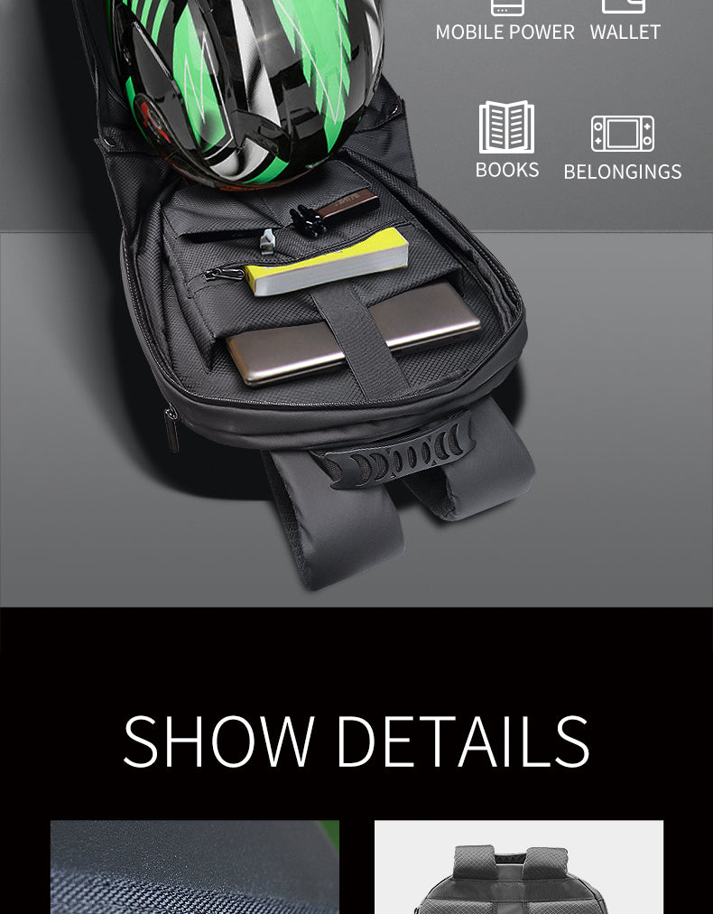 Rider Backpack LOY Knight Iron Man Design