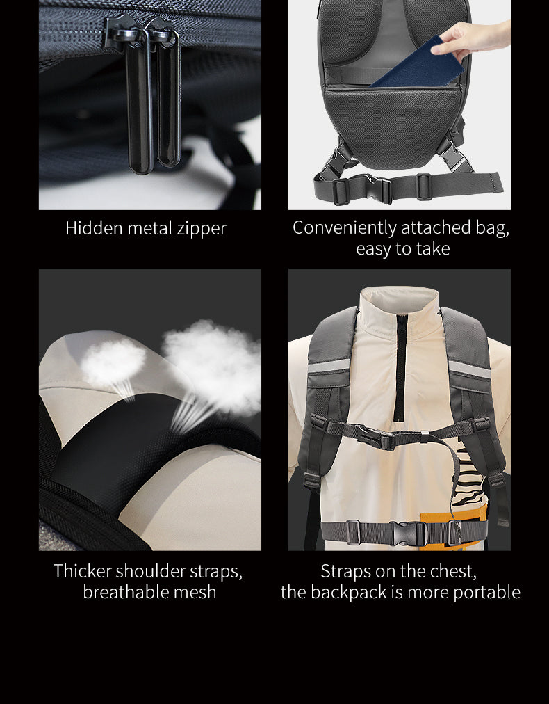 Rider Backpack LOY Knight Iron Man Design