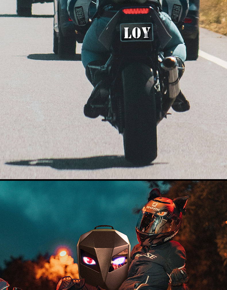 Rider Backpack LOY Knight Iron Man Design