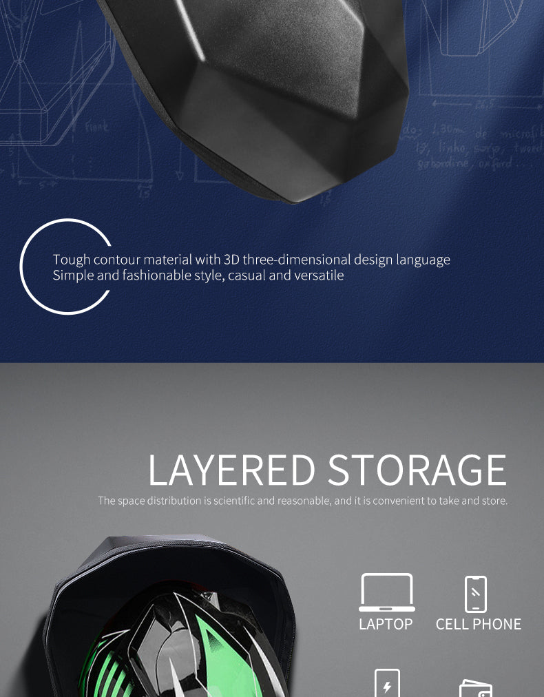 Rider Backpack LOY Knight Iron Man Design