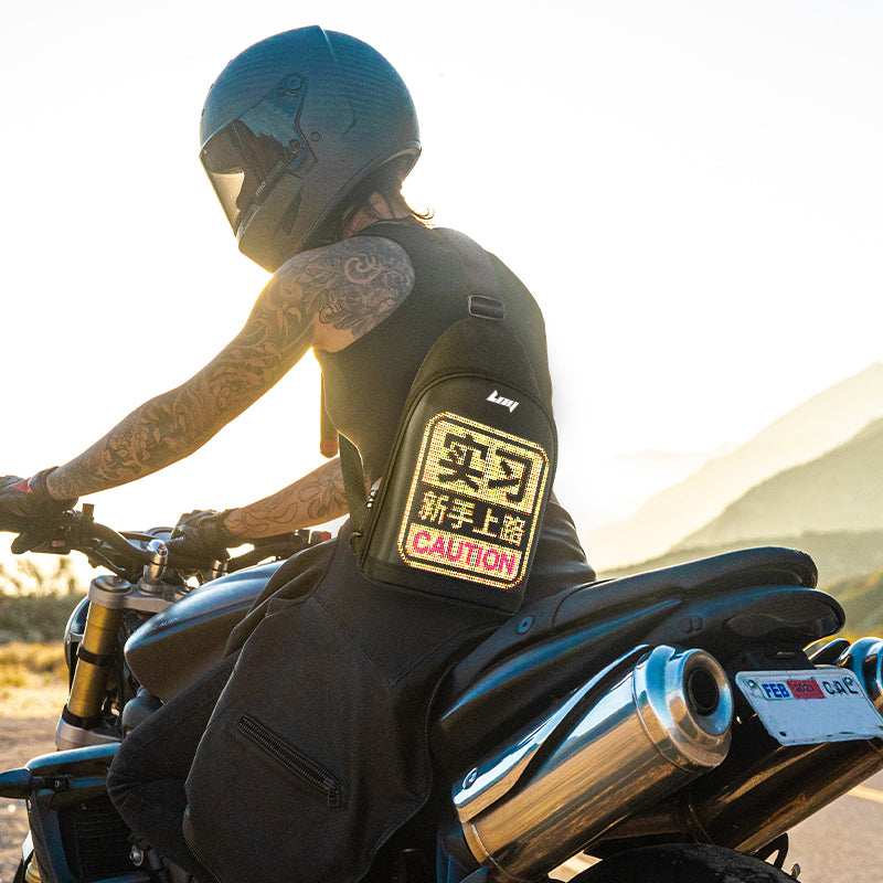 PixelMotion LED Display Sling Bag - Tech-Savvy Style