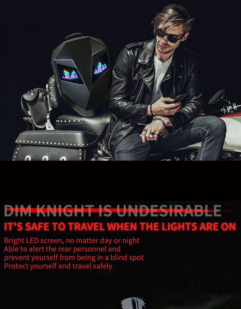 Rider Backpack LOY Knight Iron Man Design