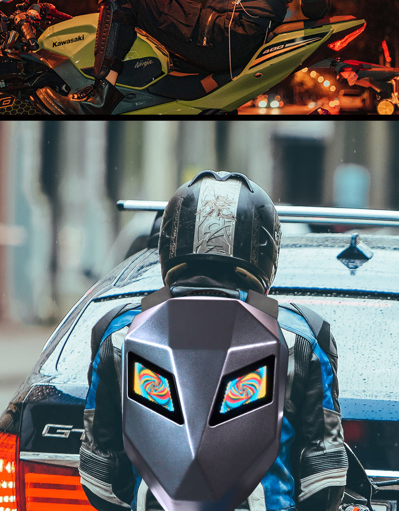 Rider Backpack LOY Knight Iron Man Design