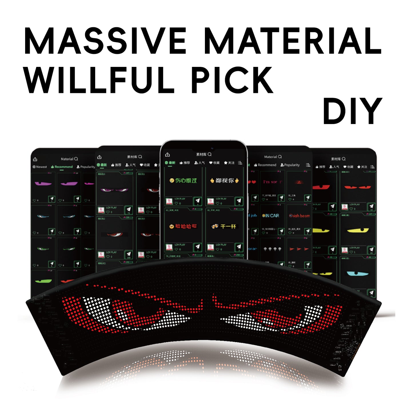 PowerFlex Pro 1K Flexible Screen for Automotive